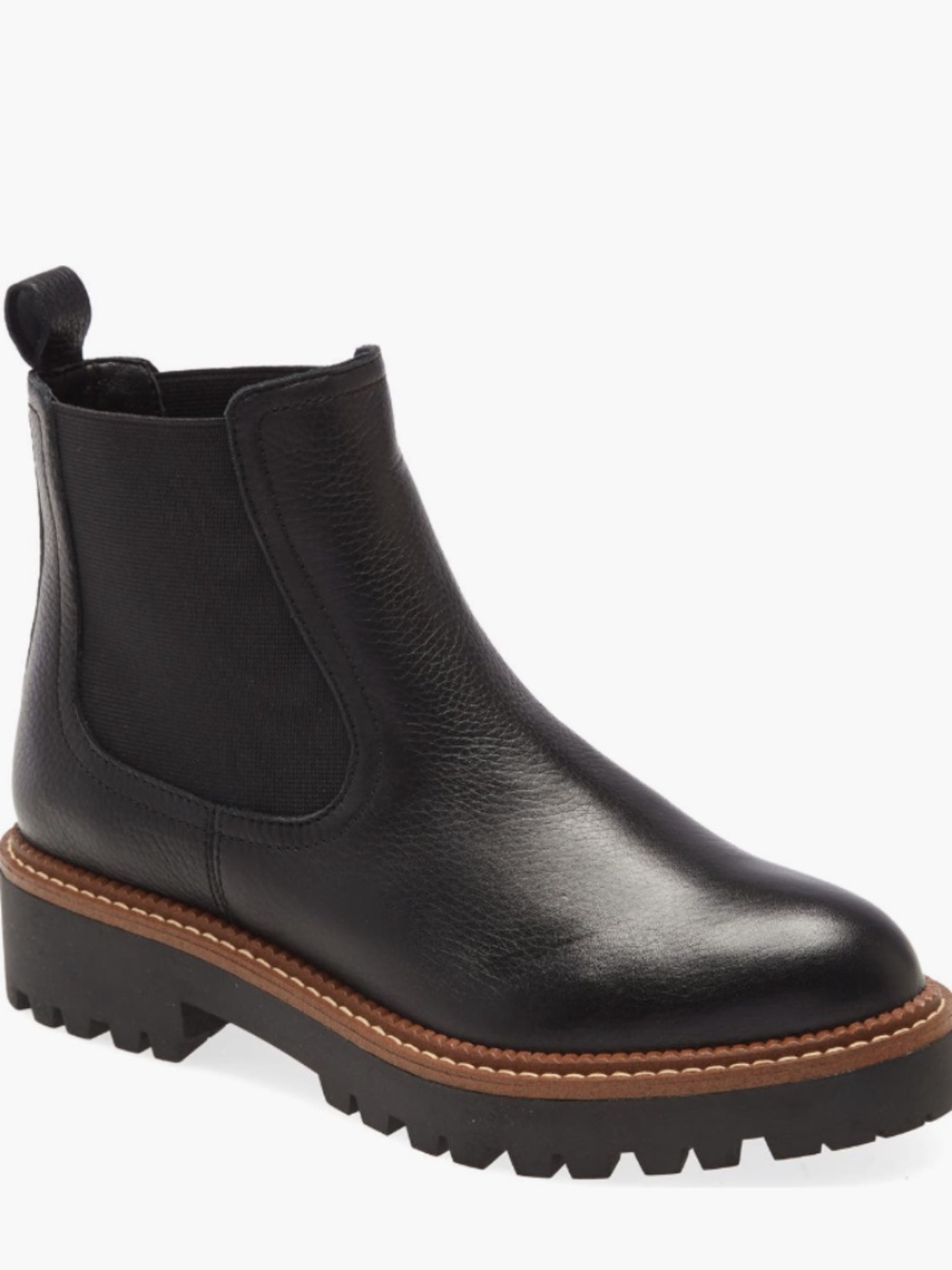 Caslon® Miller Water Resistant Lug Chelsea Boot